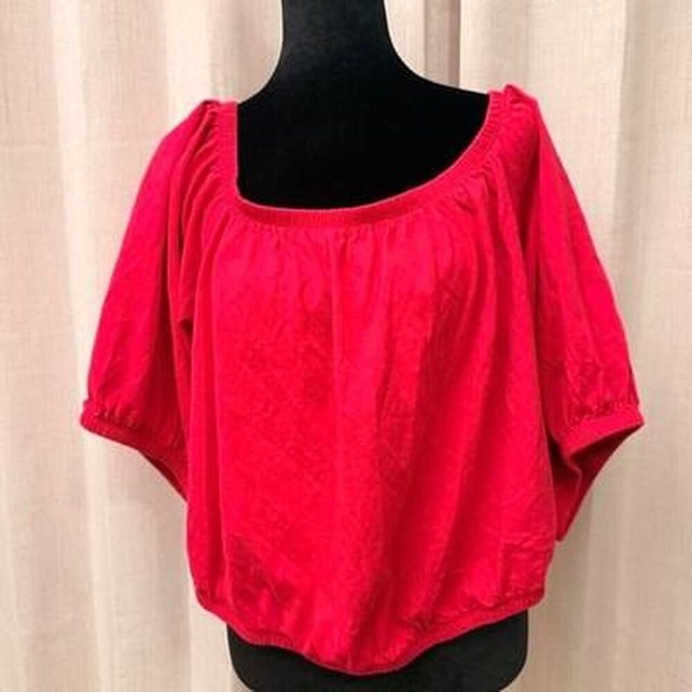 Old-navy Women's Navy and Red Top